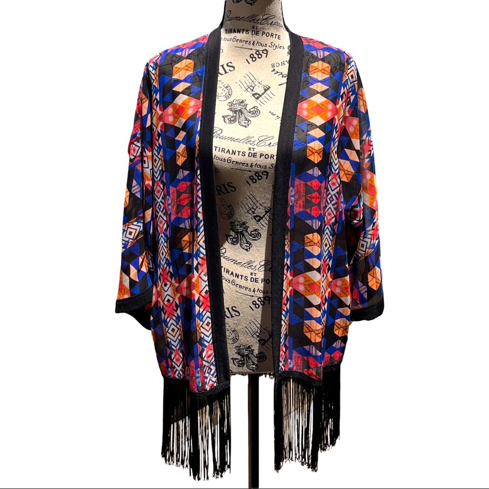 🧡3/$25!!  Vintage Peck & Peck Sheer Cardigan Shrug Wrap